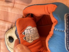 Zooligans Sparky the Puppy Blue Orange Shoes Dog Fan Sz 1 Youth NWT