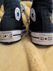 Converse Chuck Taylor All Star Move Platform High Top Black White Kids 5 272855F