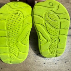 UGG Sport Yeah Slides Slingback Sandals Shoes Key Lime Toddler 7