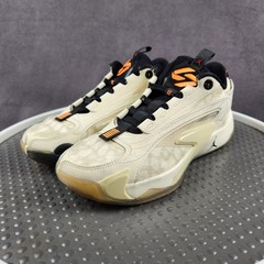 Jordan Luka 2 Shoes Boys Size 6.5Y Beige Black Basketball DZ3498-100 Sneakers
