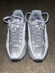 Nike Shox R4 Gs White-Metallic Silver Sz 3.5Y-Womens Sz 5 [CW2626-100]