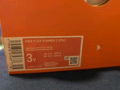 NIB Nike Flex Runner 2 PSV Size 3Y Youth Pink White Foam Sneaker DJ6040 600