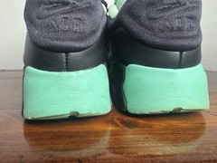 Nike Air Max 90 Ultra Shoe Youth 6.5Y Womens Size 8 Rare HTF 2016 Black Ice