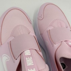 Nike Flex Runner 4 (PS) Youth Girls Size 7Y Slip-On Pink/White Sneakers New