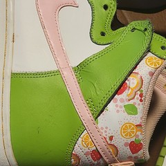 Nike Dunk Strawberry Shortcake/ Green White Pink Size 7 Y