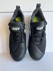 Size 5 Youth- Nike Team Hustle Quick 2 Low Athletic Shoes Black/White