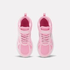 Reebok Rush Runner 6.0 Elastic Lace Top Strap Running Little Girl’s Shoes