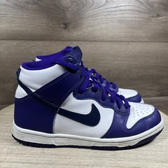 Nike Dunk High Electro Purple Midnight Navy GS Size 5.5Y Womens Size 7