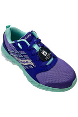 Saucony Kid’s Unisex Wind Alternative 2.0 Running Shoe Purple/Turq