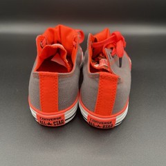 Converse Double Tongue Grey Orange Animal Print