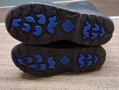Muck Boot Co Kids Element Insulated Boots Size 2 Waterproof Unisex Black/Blue