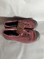NIB Cienta Slip On Laceless Maroon Shoes Unisex Kid Size 31/13 Run Walking