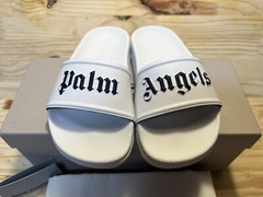 Palm Angels Children’s Slides Size 12-12.5 (30) White-With Shoe Bag