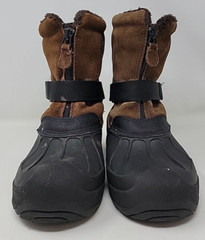 KIDS ROC-A-BOUTS „ALPINE“ Brown/BLACK WINTER BOOTS SIZE 4 M