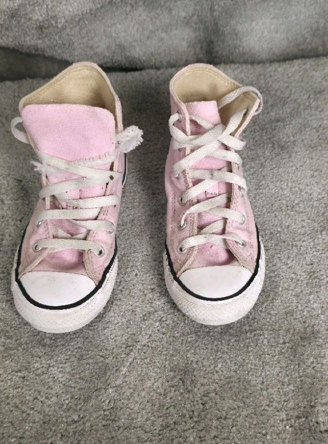 Converse | Pink Chuck Taylor All Star High-Top Sneakers | Youth Size 1
