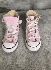 Converse | Pink Chuck Taylor All Star High-Top Sneakers | Youth Size 1