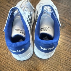 adidas Grand Court Spider-Man Kids Sneakers White/Blue/Black Hook & Loop US 12K