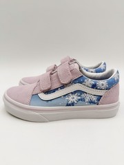 Vans (PS) Old Skool Size 13.5 Snowflakes-Winter Wonderland Blue |VN000VHELAE|
