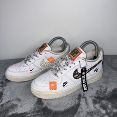 Nike Air Force 1 Just Do It Pack JDI White Black Orange (AO3977-100) 5.5Y/W7