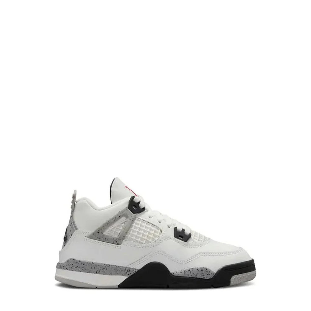 Air Jordan 4 Retro OG (PS) Summit White Sneakers IB4388-100 New