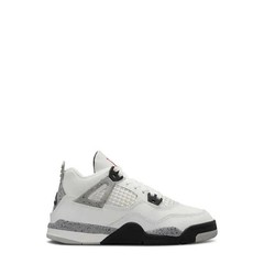 Air Jordan 4 Retro OG (PS) Summit White Sneakers IB4388-100 New