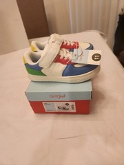 Cat & Jack Jaid Kids Sneakers Multicolored Blue Red Green Yellow Size 11 NWT