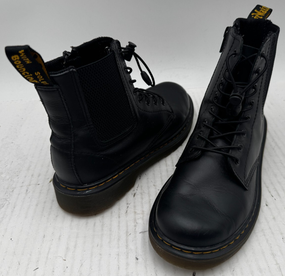 Dr. Martens 1460 Harper J Women’s Boots Size 5 Black Toggle Lace Chelsea Boots