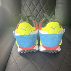 PUMA colorful Sneakers Black Blue Red Yellow Unisex size6