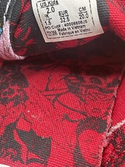 Vans Marvel Female Superheroes Low Top Lace Up Shoes Kids Size 2