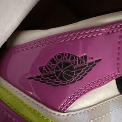 Jordan Air Jordan 1 Low GS Multicolor Leather Comfort Lace Up 553560-163 5.5Y