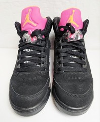 Nike Air Jordan 5 Floridian Black 2013 Retro GS 440892-067 sz 5.5Y Woman’s 7