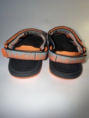 Teva Strappy Sandal Orange Blue Black Unisex Kids US 3 EU 35 Fabric Hook & Loop