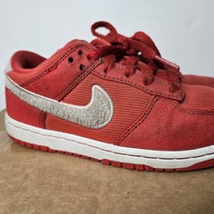 Nike Dunk Low Valentines Day PS Size 1Y Red White Sneakers Shoes FZ3549-612