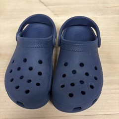 Crocs Kids Classic Clog Navy Blue Size 13 C13 Pre-owned Slip On Water Shoes