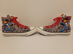 NEW! Kids CONVERSE ALL STAR DC COMICS SUPERMAN Sneakers – Shoe Size US 3 M