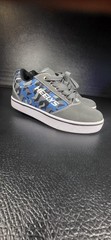 Heelys Pro 20 Prints Skate Shoes Youth Size 2 Black Blue Shark
