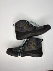 Keen Kids Howser II Chukka Boots Waterproof Big Boy Size 5 Black/ Reef Waters