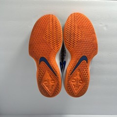 Nike Air Max Infuriate 2 Mid In White Blue Cone Colorway. Size 7Y