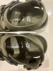 Birkenstock Kids Milano EVA Back Strap Sandals sz 6-6.5 K EU 24 Narrow Khaki