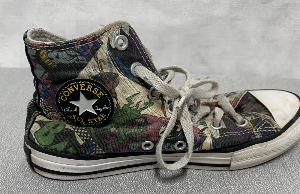 Converse DC Batman Robin Penguin Chuck Taylor All Stars Hi Tops US 2 EUR 33.5