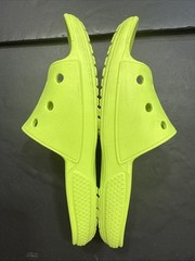Crocs Kid’s Classic Slide Sandals Limeade Green J2 Waterproof Outdoor Swim Shoes