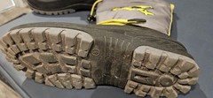 CastleX Element Youth Size 6 Gray Black Yellow Water Resistant Snow Boots