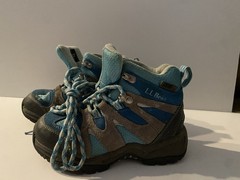 LL Bean Kids Hiking Boots, Size 1