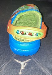 CROCS Kid’s Super Mario Yoshi Lined Clogs – Child size 8 LEFT CROC ONLY