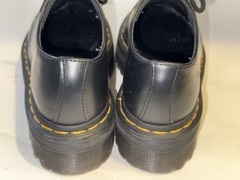 Dr. Martens 1461 Oxford Black Leather Shoes Kids Teen 4 Docs Derby Lace Up