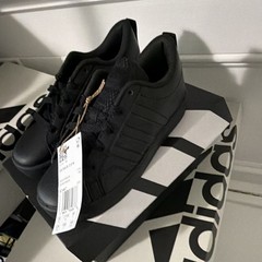 adidas VS PACE Unisex Kids Black Synthetic Lace US 12K