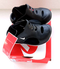 Sz 8C Nike Sunray Protect 3 Toddler Little Kids Sandals Shoes Black New In Box