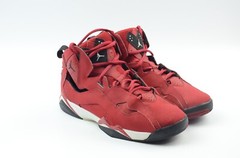 Jordan-Nike #343795-610 TRUE Flight SNEAKER BG GYM RED & BLACK SIZE 6Y