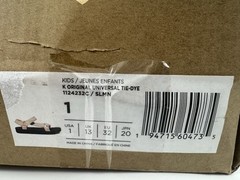 NEW TEVA Original Universal Tie-Dye Sandal Shoe Sz 1 Salmon 1124232/SLMN Kids
