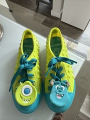 Mini Melissa X Disney Monsters Inc. Sully and Mike Sneakers Shoes Toddler Sz 12